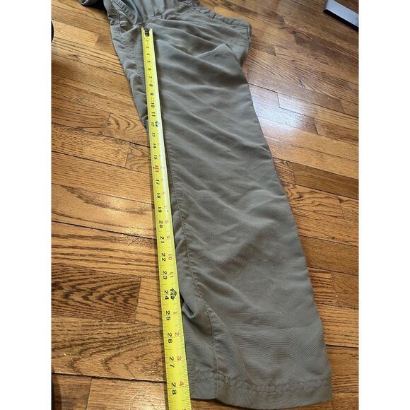 REI Hiking Pants Men's Sz 32 x ~28.5 Hemmed Green Lightweight - Picture 10 of 13